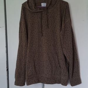 Old navy leopard hoodie
